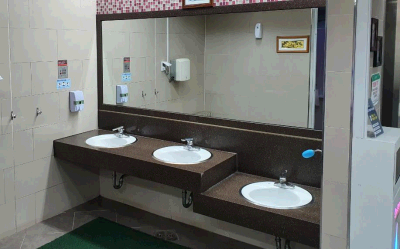전역사 화장실 온수 공급