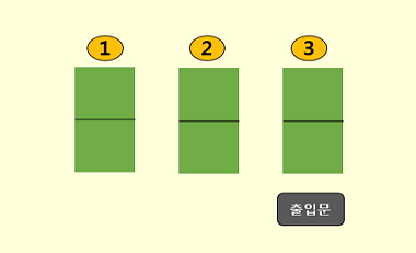 탁구장 배치도